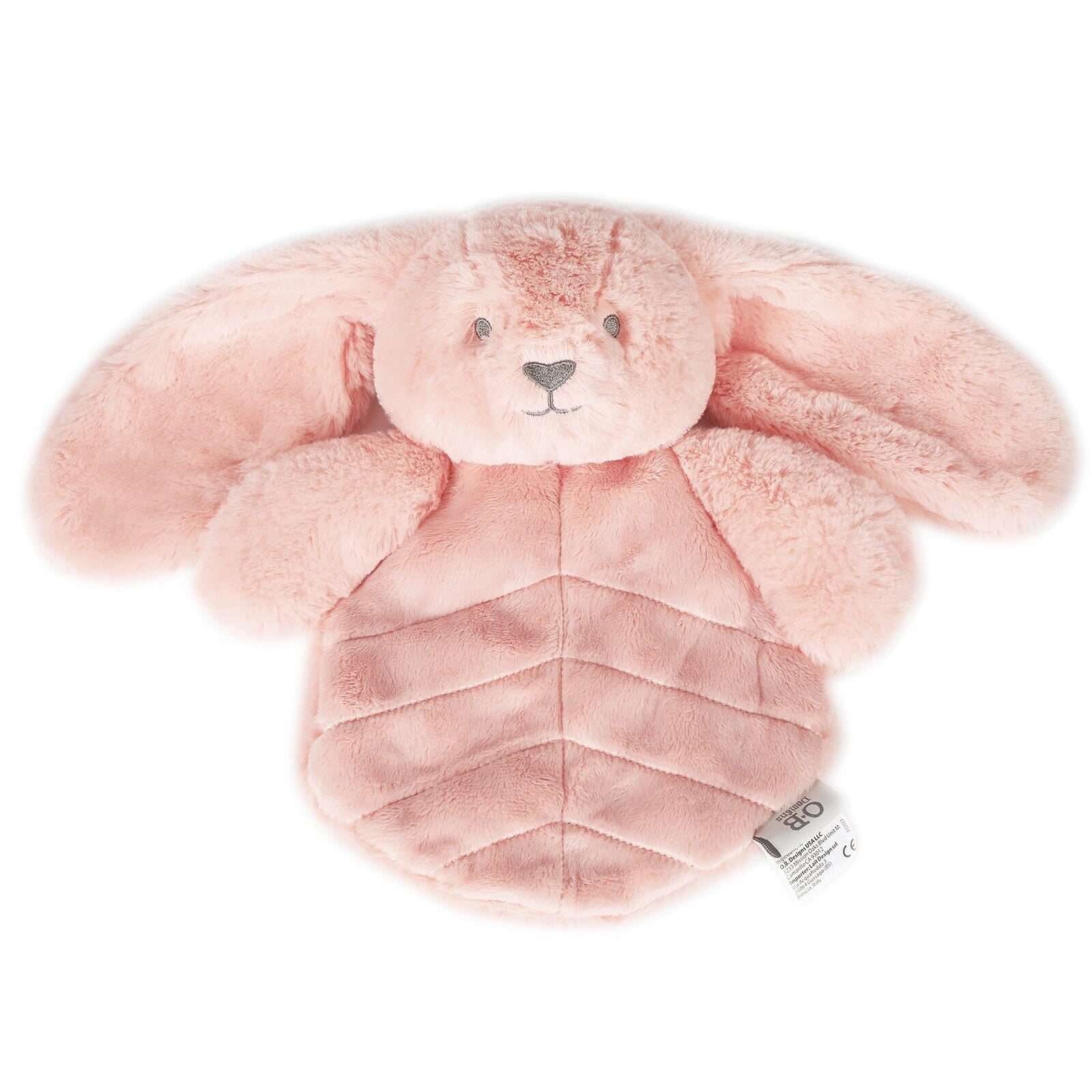 Doudou peluche lapin rose