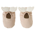Chaussons bébé biscuits avec ailes d’ange en coton doublé pour nouveau-né