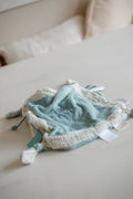 Doudou plat bébé en mousseline biologique doux et léger pissenlit
