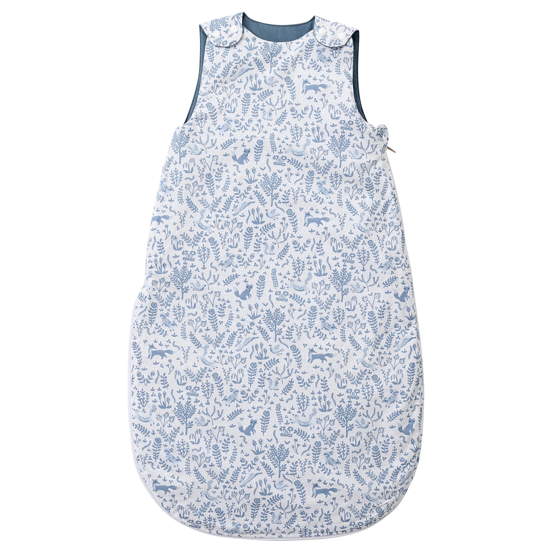 Gigoteuse bébé en coton ouatiné avec fermeture zippée Forêt enchantée