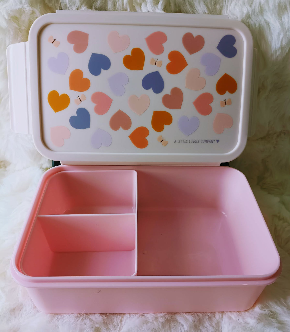 Boîte à tartine enfant motif cœur