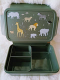 Boîte à tartine enfant motif savane