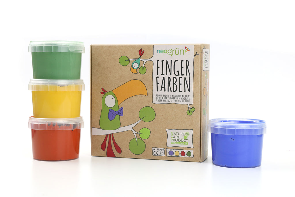 Coffret créatif Aki pour enfant avec peinture naturelle et végane