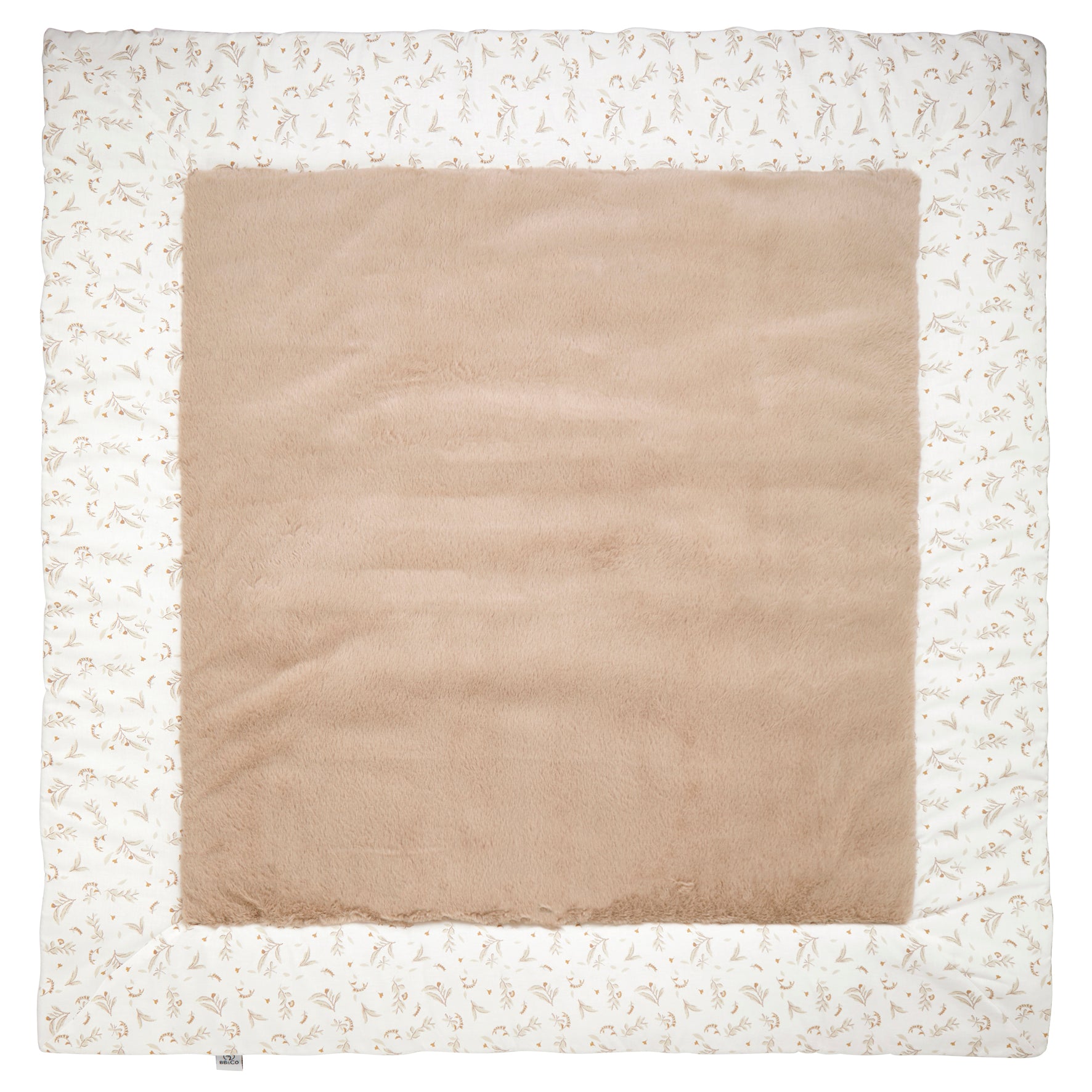 Tapis de jeu bébé réversible en coton et fausse fourrure Daydream verso