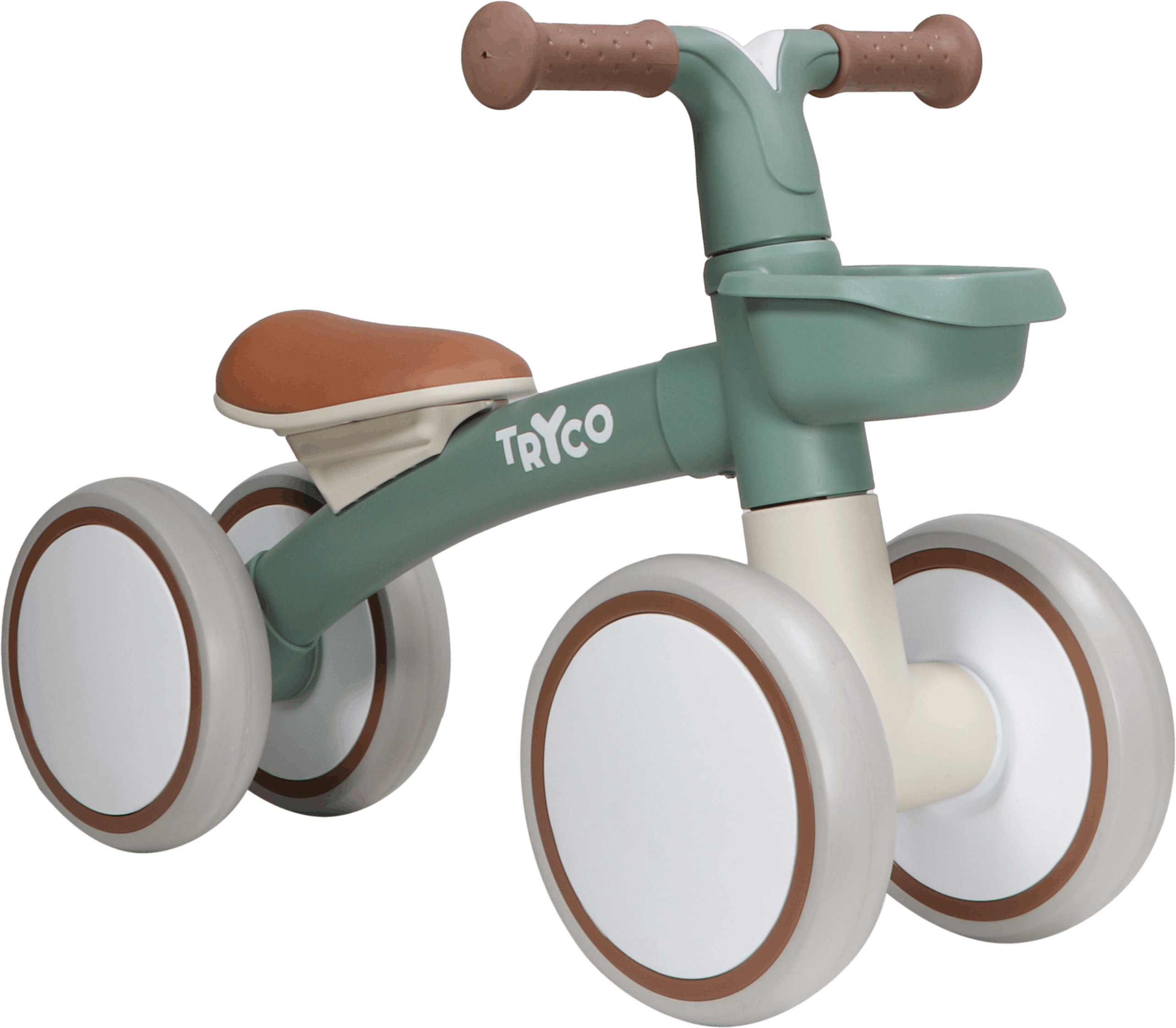 Premier vélo d'apprentissage vert 